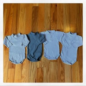PETIT BATEAU set of 4 bodysuits (6M)